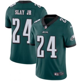 Wholesale Cheap Nike Eagles #24 Darius Slay Jr Green Team Color Youth Stitched NFL Vapor Untouchable Limited Jersey