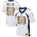 Wholesale Cheap Nike Broncos #58 Von Miller White Men's Stitched NFL New Elite Gold Jersey