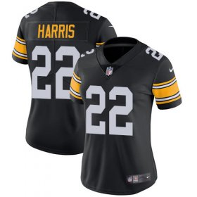 Wholesale Cheap Women\'s Nike Steelers #22 Najee Harris Black Alternate Women\'s Stitched NFL Vapor Untouchable Limited Jersey