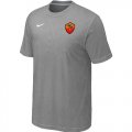 Wholesale Cheap Nike Roma Soccer T-Shirt Light Grey