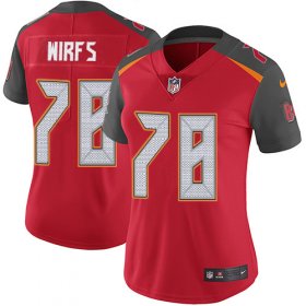 Wholesale Cheap Nike Buccaneers #78 Tristan Wirfs Red Team Color Women\'s Stitched NFL Vapor Untouchable Limited Jersey