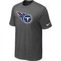 Wholesale Cheap Tennessee Titans Sideline Legend Authentic Logo Dri-FIT Nike NFL T-Shirt Crow Grey