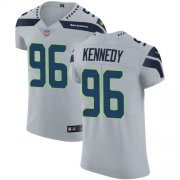 Wholesale Cheap Nike Seahawks #96 Cortez Kennedy Grey Alternate Men's Stitched NFL Vapor Untouchable Elite Jersey