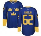 Wholesale Cheap Team Sweden #62 Carl Hagelin Blue 2016 World Cup Stitched NHL Jersey