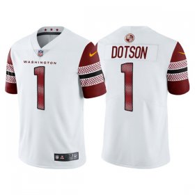 Wholesale Cheap Men\'s Washington Commanders #1 Jahan Dotson White Vapor Untouchable Stitched Football Jersey