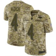 Wholesale Cheap Nike Ravens #4 Sam Koch Camo Men's Stitched NFL Limited 2018 Salute To Service Jersey