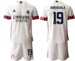 Wholesale Cheap Men 2020-2021 club Real Madrid home 19 white Soccer Jerseys1