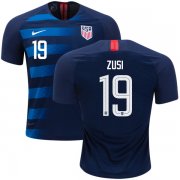 Wholesale Cheap USA #19 Zusi Away Soccer Country Jersey