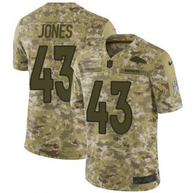 Wholesale Cheap Nike Broncos #43 Joe Jones Camo Men\'s Stitched NFL Limited 2018 Salute To Service Jersey