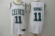 Wholesale Cheap Nike Celtics 11 Kyrie Irving White Swingman Jersey