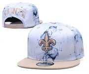 Wholesale Cheap Saints Team Logo Smoke Cream Adjustable Hat TX