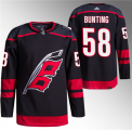 Wholesale Cheap Men's Carolina Hurricanes #58 Michael Bunting Black Stitched Jersey