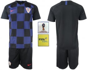 Wholesale Cheap Croatia Blank Away Soccer Country Jersey