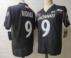 Wholesale Cheap Men's Cincinnati Bearcats #9 Desmond Ridder Alumni Black NCAA Jersey College Football