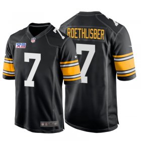 Wholesale Cheap Nike Steelers #7 Ben Roethlisberger Super Bowl XIII 1978 Retro Game NFL Jersey Black