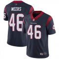 Wholesale Cheap Nike Texans #46 Jon Weeks Navy Blue Team Color Men's Stitched NFL Vapor Untouchable Limited Jersey