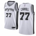 Wholesale Cheap Nike Spurs #77 DeMarre Carroll White NBA Swingman Association Edition Jersey