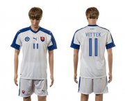 Wholesale Cheap Slovakia #11 Vittek Home Soccer Country Jersey