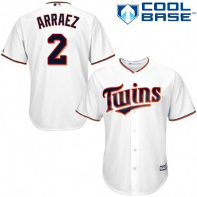 Wholesale Cheap Twins #2 Luis Arraez White Cool Base Stitched Youth MLB Jersey