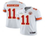 Wholesale Cheap Men's Kansas City Chiefs #11 Demarcus Robinson White 2021 Super Bowl LV Limited Stitched NFL Jersey