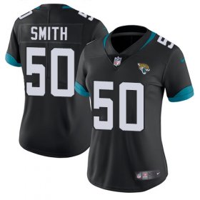 Wholesale Cheap Nike Jaguars #50 Telvin Smith Black Team Color Women\'s Stitched NFL Vapor Untouchable Limited Jersey