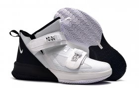 Wholesale Cheap Nike Lebron James Soldier 13 Women Shoes White Black