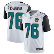 Wholesale Cheap Nike Jaguars #76 Will Richardson White Men's Stitched NFL Vapor Untouchable Limited Jersey