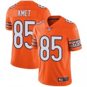 Wholesale Cheap Nike Bears #85 Cole Kmet Orange Youth Stitched NFL Limited Rush Jersey