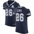 Wholesale Cheap Nike Cowboys #26 Jourdan Lewis Navy Blue Team Color Men's Stitched With Established In 1960 Patch NFL Vapor Untouchable Elite Jersey