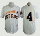 Wholesale Cheap Astros #4 George Springer White 1965 Turn Back The Clock Stitched MLB Jersey