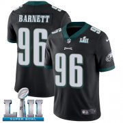 Wholesale Cheap Nike Eagles #96 Derek Barnett Black Alternate Super Bowl LII Men's Stitched NFL Vapor Untouchable Limited Jersey