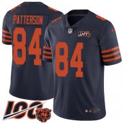 Wholesale Cheap Nike Bears #84 Cordarrelle Patterson Navy Blue Alternate Youth Stitched NFL 100th Season Vapor Untouchable Limited Jersey