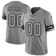 Wholesale Cheap Houston Texans Custom Men's Nike Gray Gridiron II Vapor Untouchable Limited NFL Jersey