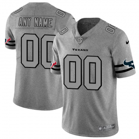 Wholesale Cheap Houston Texans Custom Men\'s Nike Gray Gridiron II Vapor Untouchable Limited NFL Jersey