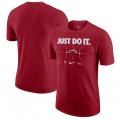 Cheap Men's Miami Heat Red Just Do It T-Shirt