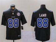 Cheap Men's Dallas Cowboys #88 CeeDee Lamb Black Throwback With Patch Vapor Untouchable Limited Football Stitched Jersey