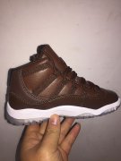 Wholesale Cheap Kid's Jordan 11 Retro Shoes Chocolate Brown Gum