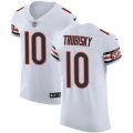 Wholesale Cheap Nike Bears #10 Mitchell Trubisky White Men's Stitched NFL Vapor Untouchable Elite Jersey