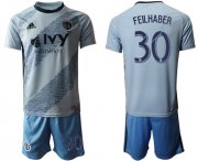 Wholesale Cheap Sporting Kansas City #30 Feilhaber Home Soccer Club Jersey