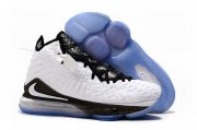 Wholesale Cheap Nike Lebron James 17 Air Cushion Shoes Black White