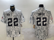 Cheap Men's Minnesota Vikings #22 Harrison Smith Arctic Camo 2024 FUSE Salute to Service Limited Stitched Jersey