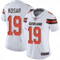 Wholesale Cheap Nike Browns #19 Bernie Kosar White Women's Stitched NFL Vapor Untouchable Limited Jersey