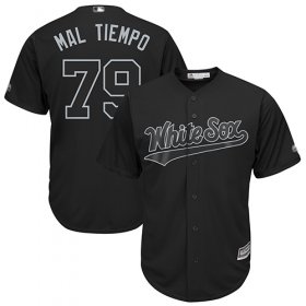 Wholesale Cheap White Sox #79 Jose Abreu Black \"Mal Tiempo\" Players Weekend Cool Base Stitched MLB Jersey