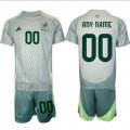 Cheap Men's Mexico Custom 2024-25 Green Away Soccer Jersey Suit