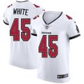 Wholesale Cheap Tampa Bay Buccaneers #45 Devin White Men's Nike White Vapor Elite Jersey