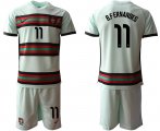 Wholesale Cheap Men 2021 European Cup Portugal away grey 11 Soccer Jersey