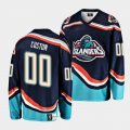 Wholesale Cheap Men's New York Islanders Custom Navy 2022 Reverse Retro Stitched Jersey