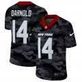 Cheap New York Jets #14 Sam Darnold Men's Nike 2020 Black CAMO Vapor Untouchable Limited Stitched NFL Jersey