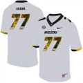 Wholesale Cheap Missouri Tigers 77 Paul Adams White Nike Fashion College Football Jersey