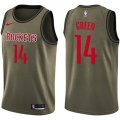 Wholesale Cheap Nike Houston Rockets #14 Gerald Green Green Salute to Service NBA Swingman Jersey